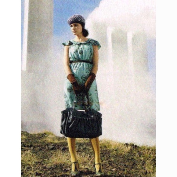Anthropologie Dresses & Skirts - Anthropologie Leifsdottir Iskaldur Blue Floral Silk Dress Size 6